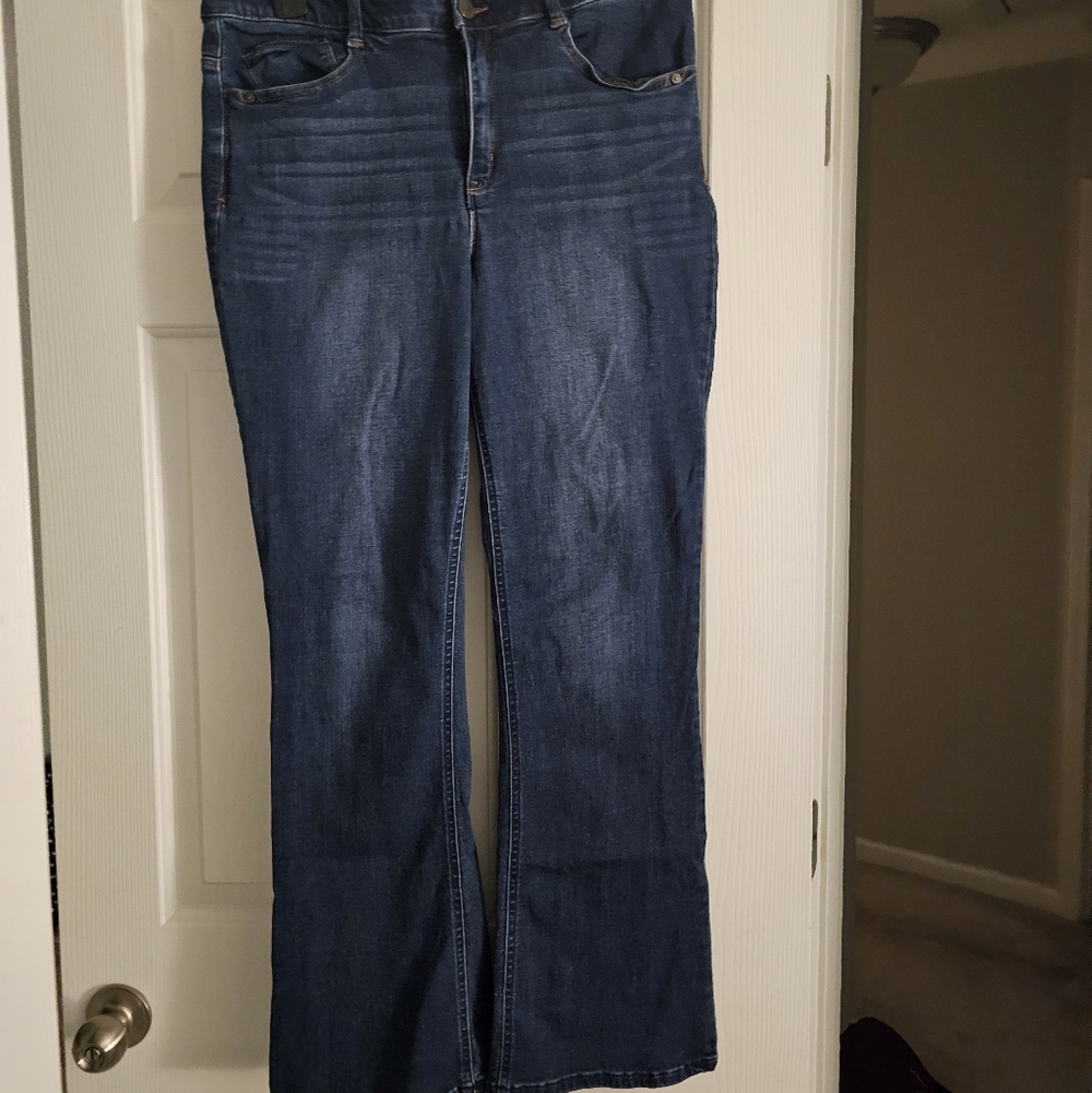 Wit & Wisdom Classic Blue Flare Jeans Size 14
